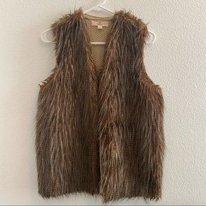 Pink Republic Faux Fur Vest